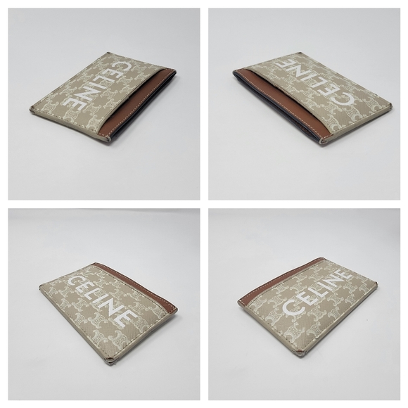 CELINE Triomphe Card Case Wallet - Picture 7 of 7